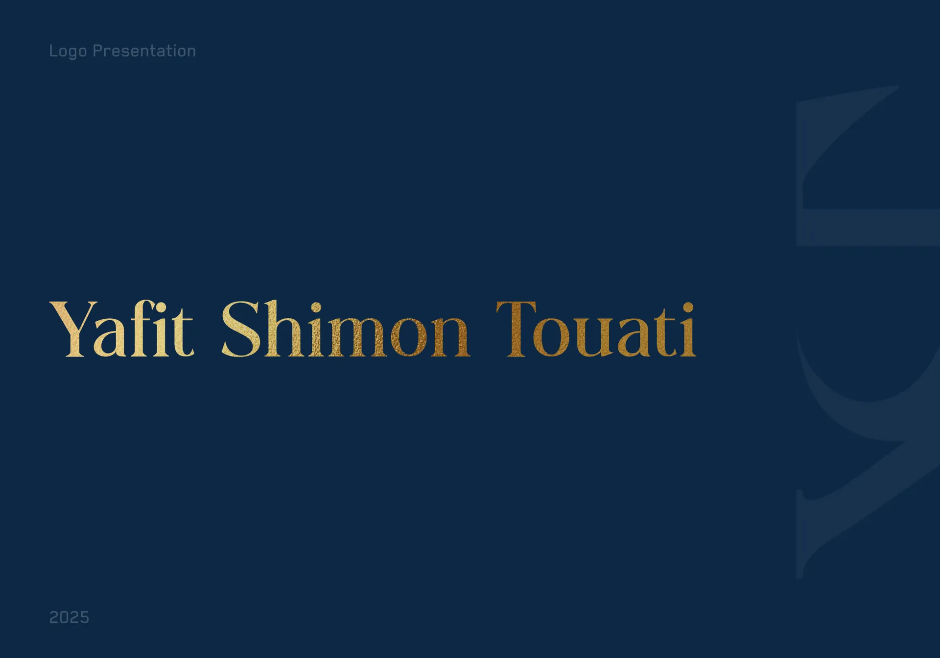 Law Firm Logo Design | Yafit Shimon Touati Identity